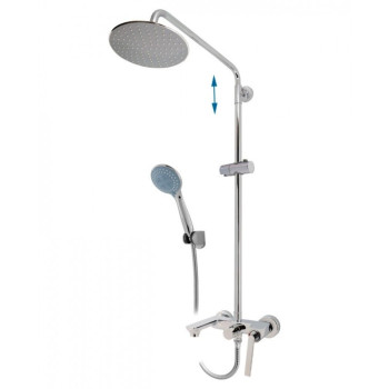 Душевая система ВАРИОН D?ART (арт.2680513) со стойкой,изливом,ручн.и верх.душем