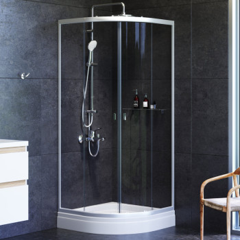Душевое ограждение 80x80, c поддоном