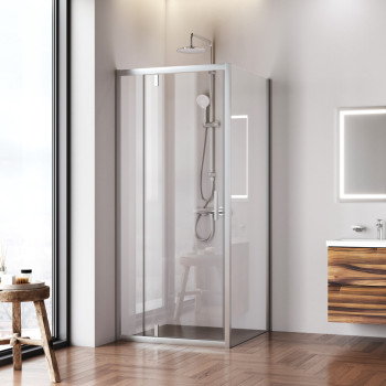 Душевое ограждение 90x90 см, без поддона