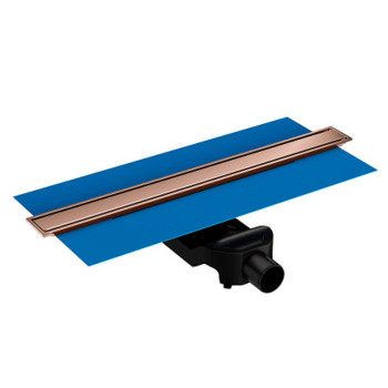 Душевой трап Vitra Eco-Flow 60 см, горизонтальный, медь