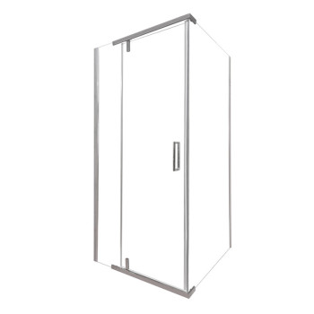 Душевой уголок OLIVE S VIAR квадратный 100х100х195, хром