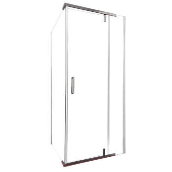Душевой уголок OLIVE S VIAR квадратный 90х90х195, хром