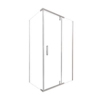 Душевой уголок OLIVE S VIAR прямоугольный 120х80х195, хром