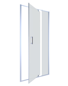 Дверь в нишу ALEX BAITLER™ AB78С120 (1200х2000) матовое,двери распашные,профиль сатин