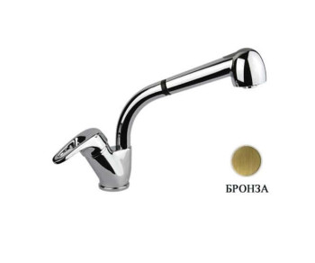 FIORE - Old BRONZE 4395 PLANET Кухня утка выдв. излив