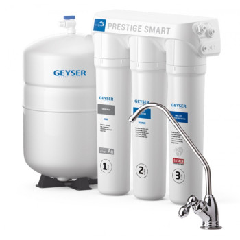 Гейзер Престиж Смарт (20040) (кран №3, бак-12л, JG, QUICKLOCK) обратный осмос