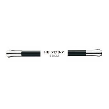 Гибкий излив для кухонного смесителя Haiba HB7179-7, черный
