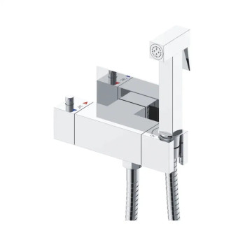 Гигиенический душ с термостатом Rose R965, хром