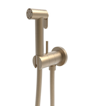 Гигиенический душ со смесителем Graffio Stella KSPAT101-07BS, брошированная бронза
