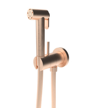 Гигиенический душ со смесителем Graffio Stella KSPAT101-07RS, брошированная медь