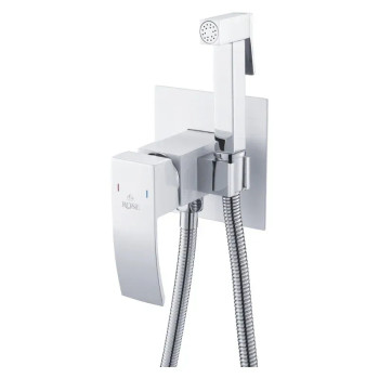 Гигиенический душ со смесителем Rose R1505F, белый/хром