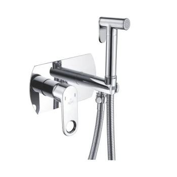 Гигиенический душ со смесителем Rose R205, хром