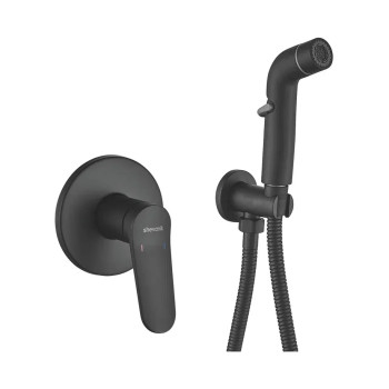 Гигиенический душ со смесителем Shevanik S4305H, черный