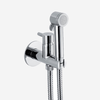 Гигиенический душ со смесителем Webert Elio EL870303015PVC, хром