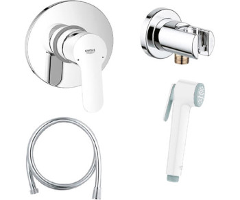 Grohe 124897 BauEdge Готовый комплект гигиенического душа (белый душ)