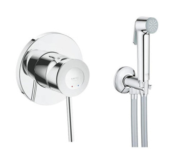 Grohe 124902 BauClassic Готовый комплект гигиенического душа