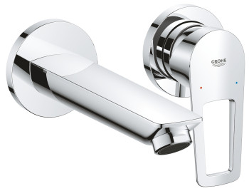 Grohe 20 289 001 BauLoop Смеситель для раковины, настен., на 2 отверстия, Комплект