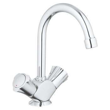 Grohe 21 375 001 Costa L Смеситель для раковины 144 мм, резина, со сливным гарнитуром