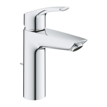 Grohe 23 394 30E Eurosmart 2021 Смеситель для раковины 121 мм, картр. ES, Cold Start, цепочка