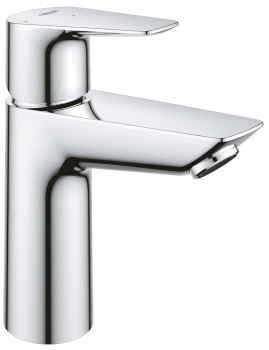 Grohe 23 908 001 BauEdge Смеситель для раковины 108 мм, PushOpen, CoolStart, 5.7 л/мин