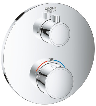 Grohe 24 075 000 Grohtherm Термостат для 1 потребителя (внешняя монтажная часть)