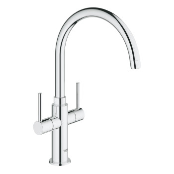 Grohe 30 190 000 Ambi Cosmopolitan Смеситель для кухни 256 мм, кер 90°, ∩ излив
