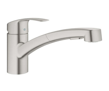Grohe 30 305 DC0 Eurosmart New Смеситель для кухни 139 мм, выдвижной излив