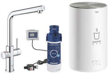 Grohe 30 327 001 GROHE Red Duo Смеситель для кухни 336 мм и бойлер M + фильтр S -Size