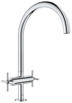 Grohe 30 362 000 Atrio New Смеситель для кухни 261 мм, Керамика 90°, ∩ излив