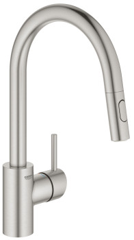 Grohe 31 483 DC2 Concetto Смеситель для кухни 188 мм, выдвижной ∩ излив, 2 режима