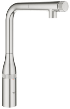 Grohe 31 615 DC0 Essence Smart Control Смеситель для кухни 314 мм, с выдвижным Г изливом