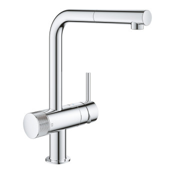 Grohe 31 721 000 GROHE Blue Pure Minta Смеситель для кухни 292 мм, под питьевую во выдв. ∩-излив