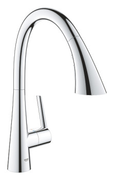 Grohe 32 294 002 Zedra Смеситель для кухни 216 мм, выдвижной ∩ излив, 3 режима