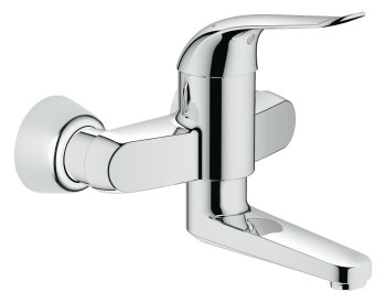 Grohe 32 767 000 Euroeco Special Смеситель для раковины 197 мм. настенный, EcoJoy