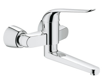 Grohe 32 774 000 Euroeco Special Смеситель для раковины 274 мм, настенный, EcoJoy