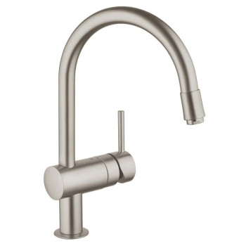 Grohe 32 918 DC0 Minta Смеситель для кухни 214 мм, выдвижной излив