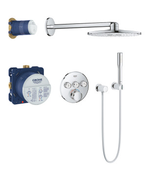 Grohe 34 705 000 Grohtherm SmartControl Набор для комплектации душа, с терм., Ø310/микрофон мм, 2/1