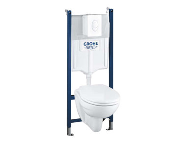 Grohe 39 116 000 Solido Compact 4 в 1, с подв. унитазом, SoftClose, белая Skate Air