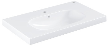 Grohe 39 584 00H Euro Ceramic Раковина накладная 800х460 мм, с отв. под смеситель, с отв. перелива