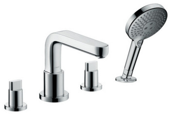 HG 31 443 000 Metris S Смеситель на борт ванны, на 4 отв. (внешняя монтажная часть)