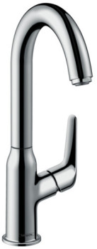 HG 71 126 000 Novus Смеситель для раковины 247 мм, со сливным гарнитуром, ∩ излив