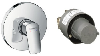 HG 71 666 000 Logis Cмеситель для 1 потребителя, встраиваемый, Комплект