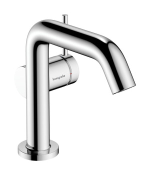 HG 73 320 000 Tecturis S Смеситель для раковины, однорычажный, Fine 110 CoolStart с клапаном push-o