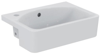 IS E779401 Connect Cube Раковина полувстр. 500х360 мм, с отв. под смеситель слева, с отв. перел.