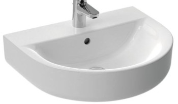 IS E785401 Connect Arc Раковина 550х455 мм, с отв. под смес., с отв. перелива