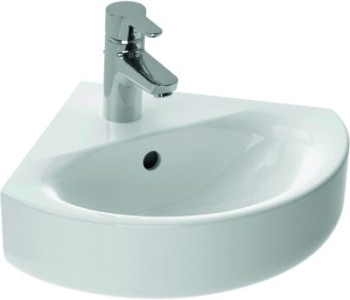 IS E793101 Connect Space Arc Раковина угловая 480х340 мм, с отв. под смеситель, с отв. перелива