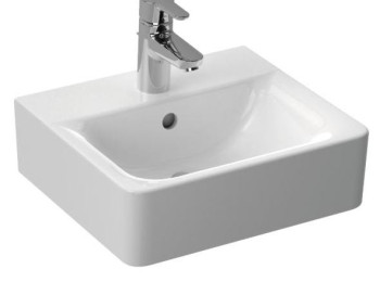 IS E803301 Connect Cube Раковина 400х360 мм, с отв. под смеситель, с отв. перелива, без крепежа