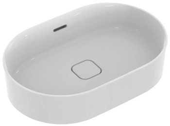IS T360401 Strada II Oval Vessel Раковина настольная 600х400х180 мм, без отв. под смес., с отв. пере