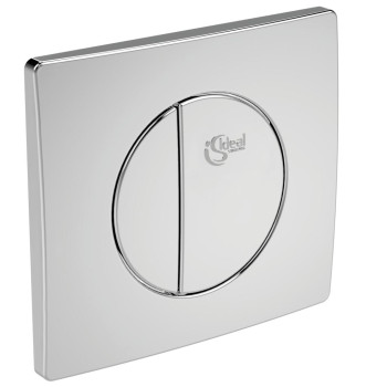 IS W3091AA Панель смыва, 2 объёма, 200х115х20 мм, хром