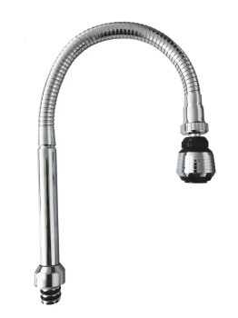 Излив гибкий Славен СЛ-ЗП-071, хром